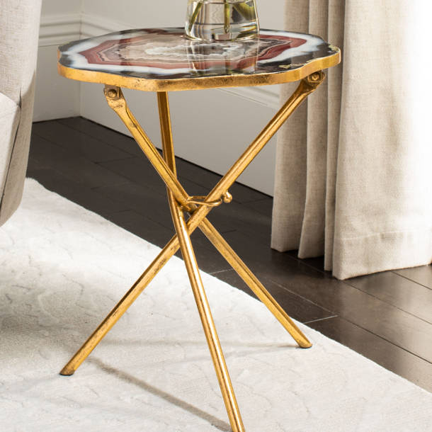 Everly Quinn Agate End Table & Reviews Wayfair